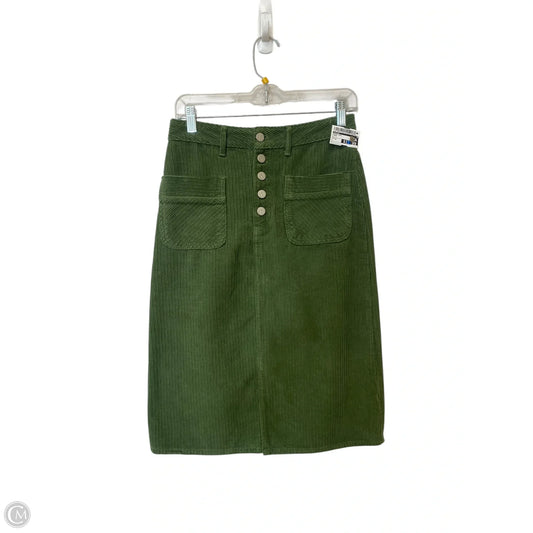 Skirt Midi By Pilcro In Green, Size: 4