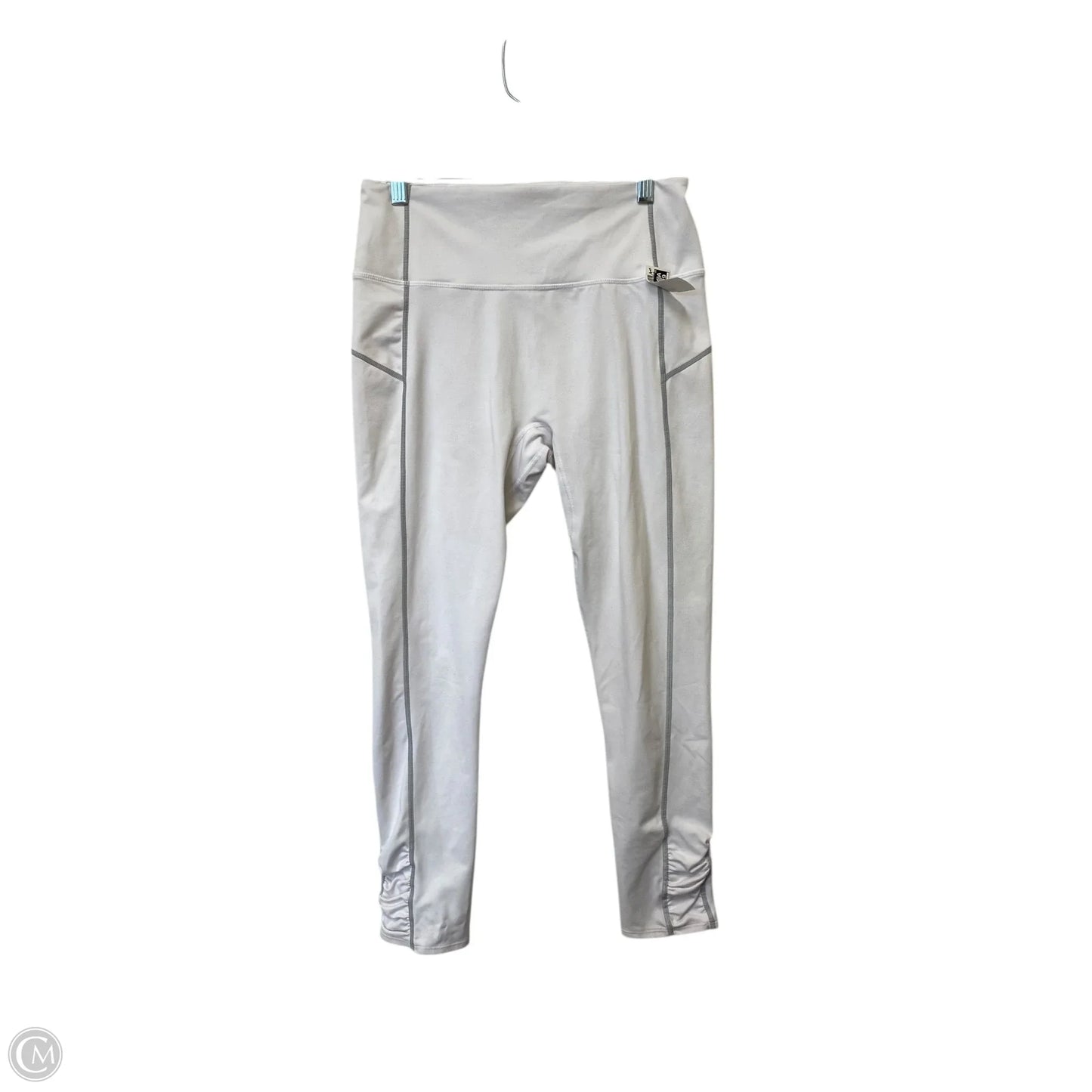 Athletic Leggings By Free People In White, Size: L