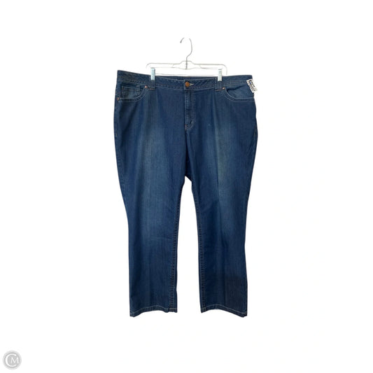 Jeans Straight By Avenue In Blue Denim, Size: 26