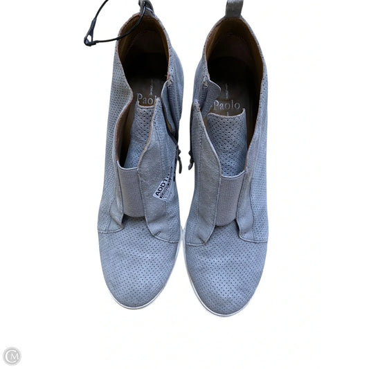 Shoes Sneakers Platform By Linea Paolo In Grey, Size: 9