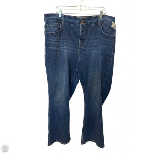 Jeans Boot Cut By Lane Bryant In Blue Denim, Size: 24