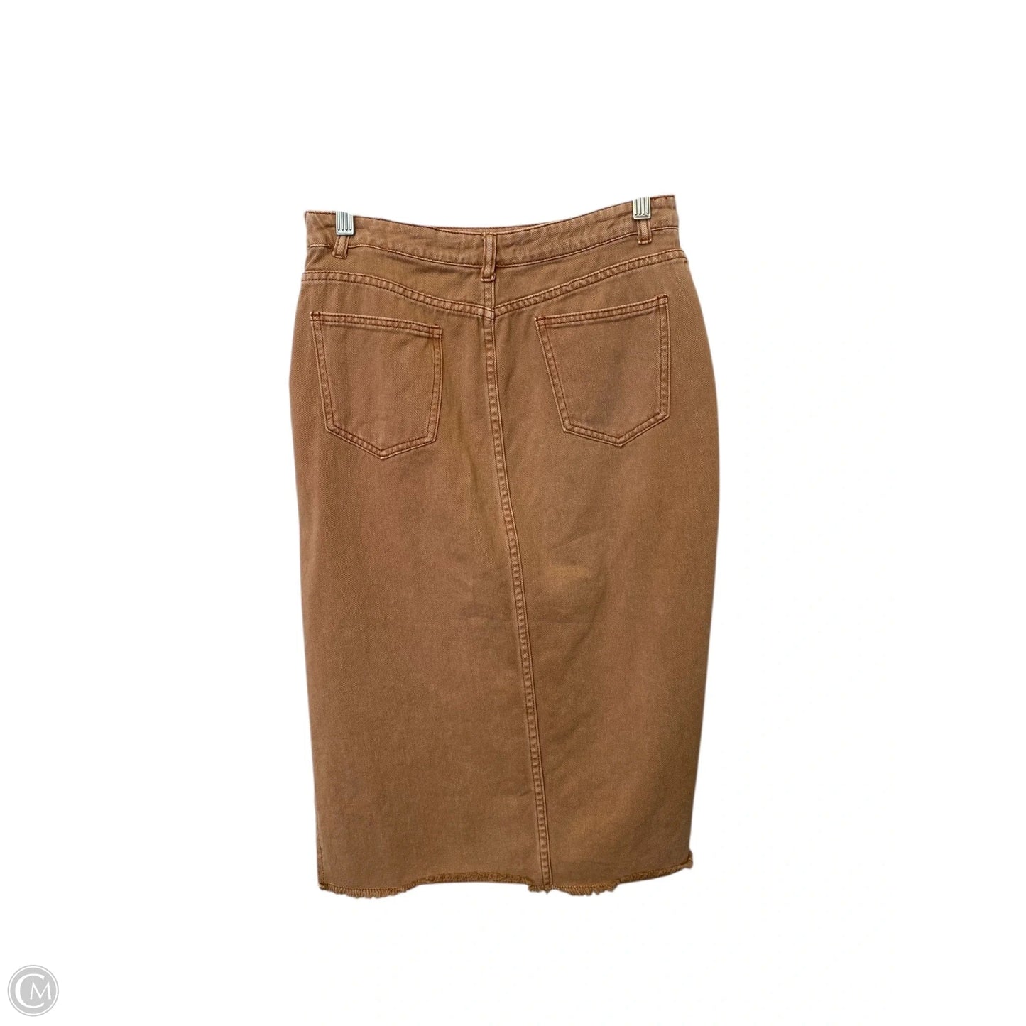 Skirt Midi By Mustard Seed In Orange, Size: M