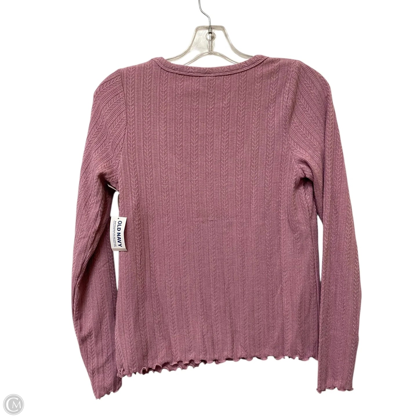Top Long Sleeve By Old Navy In Purple, Size: S