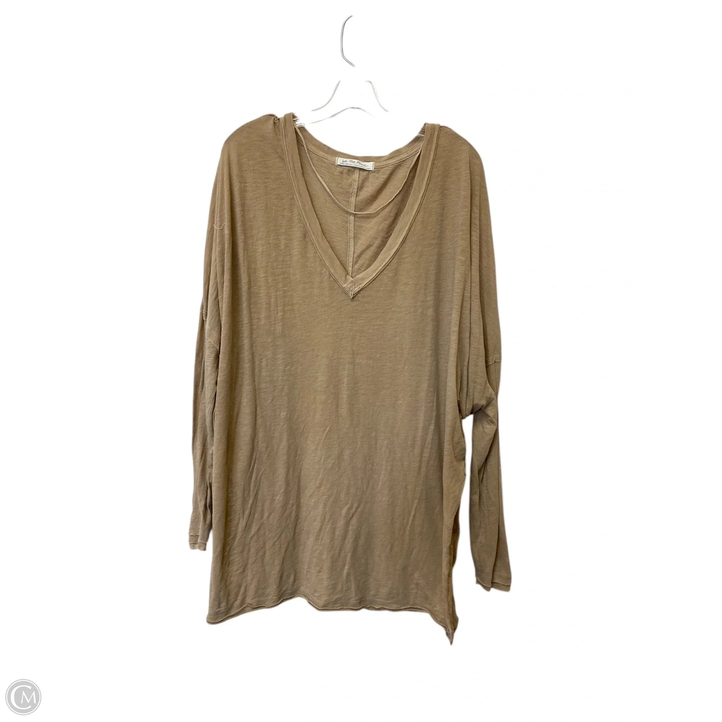 Top Long Sleeve Basic By We The Free In Brown, Size: Xl