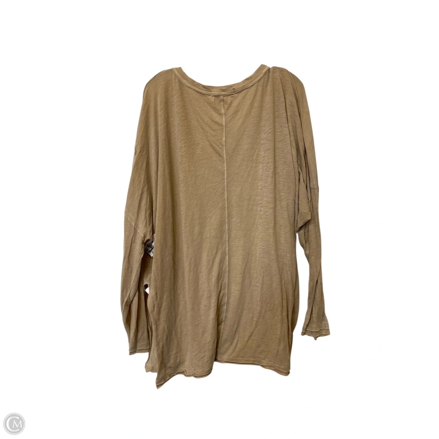Top Long Sleeve Basic By We The Free In Brown, Size: Xl
