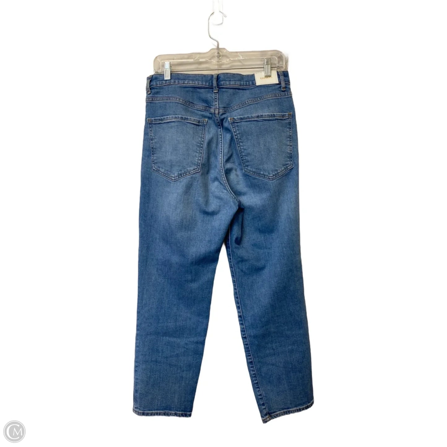 Jeans Straight By Express In Blue Denim, Size: 10