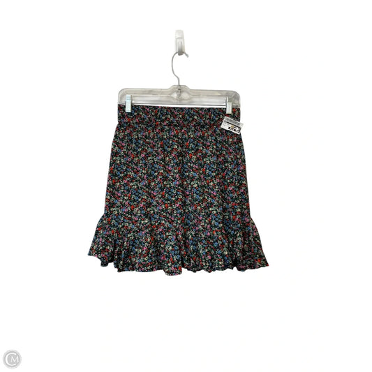 Skirt Mini & Short By Loft In Floral Print, Size: S