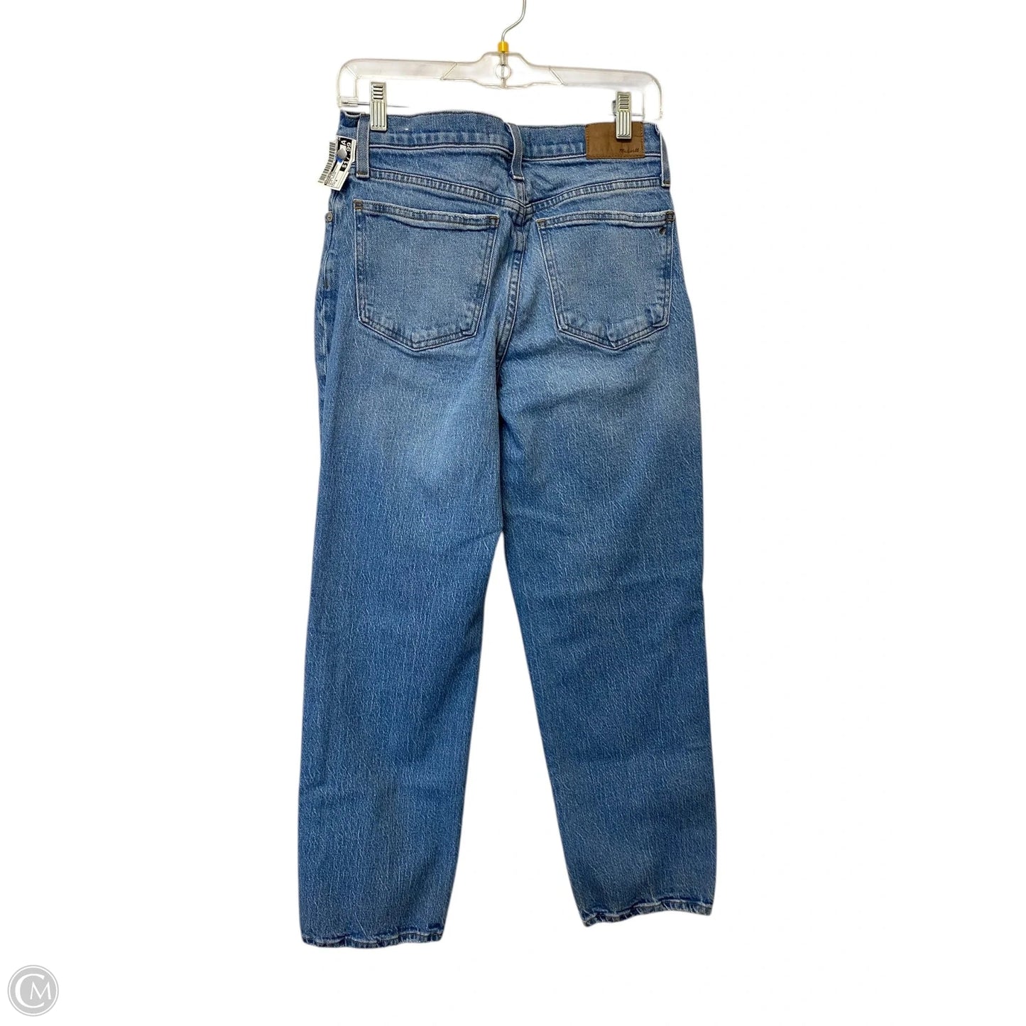 Jeans Straight By Madewell In Blue Denim, Size: 4