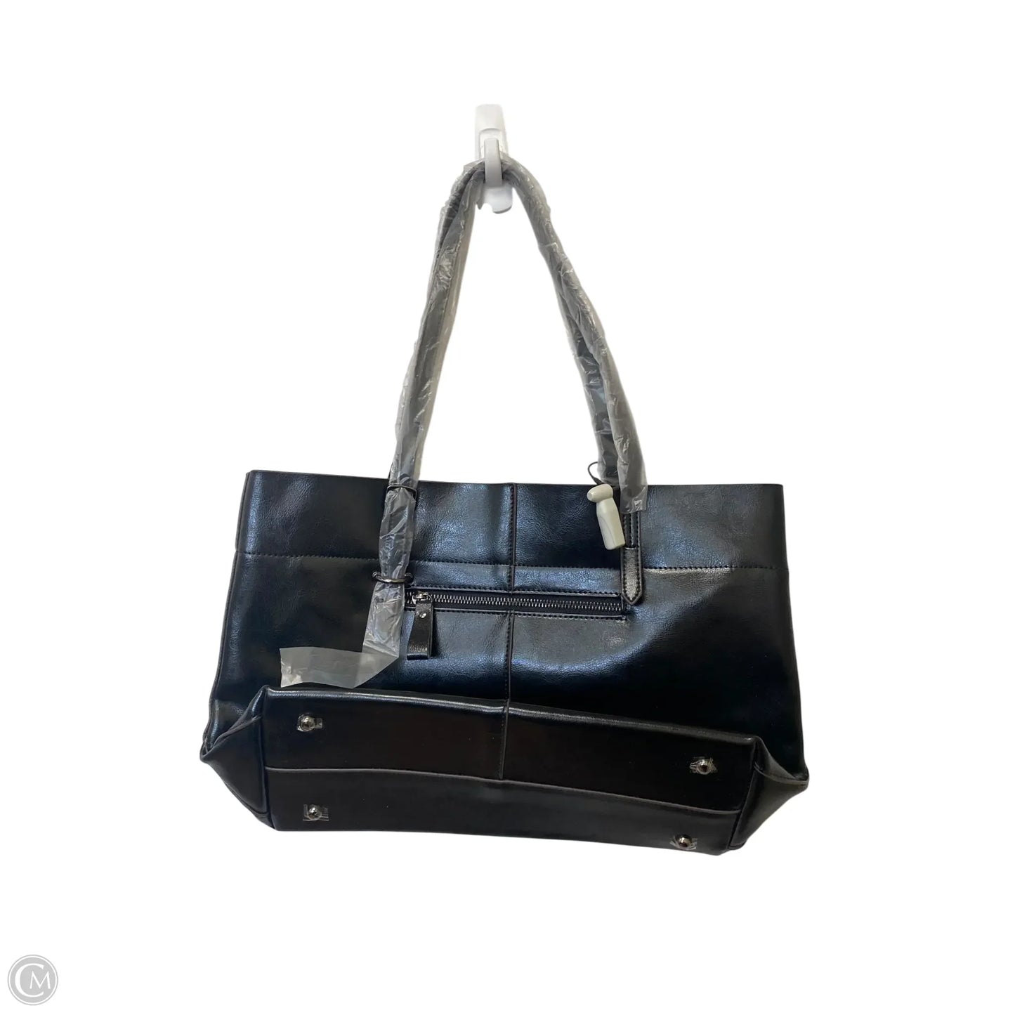 Handbag Leather By Clothes Mentor, Size: Large