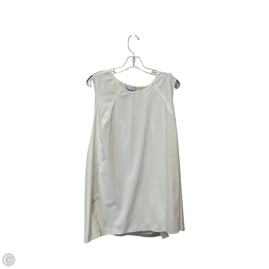Top Sleeveless By Athleta In White, Size: 2x
