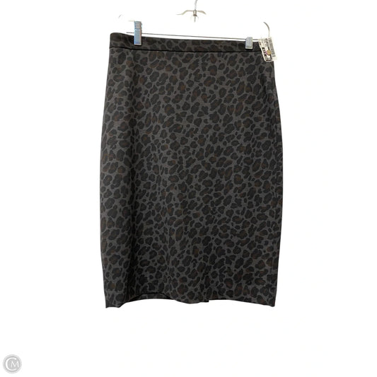 Skirt Midi By Ann Taylor In Animal Print, Size: 4