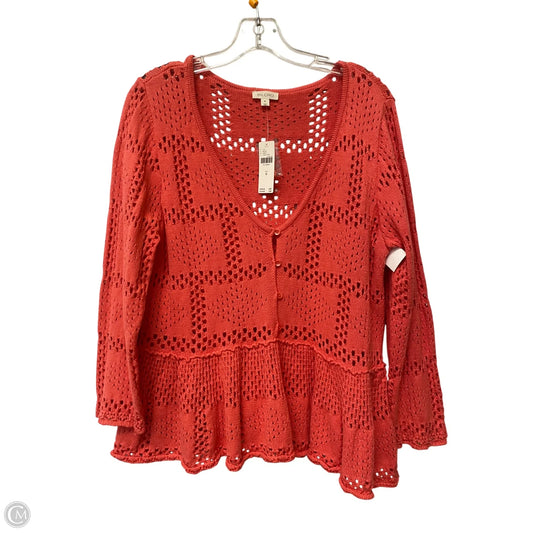 Cardigan By Pilcro In Pink, Size: M