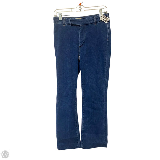 Jeans Straight By Pilcro In Blue Denim, Size: 4