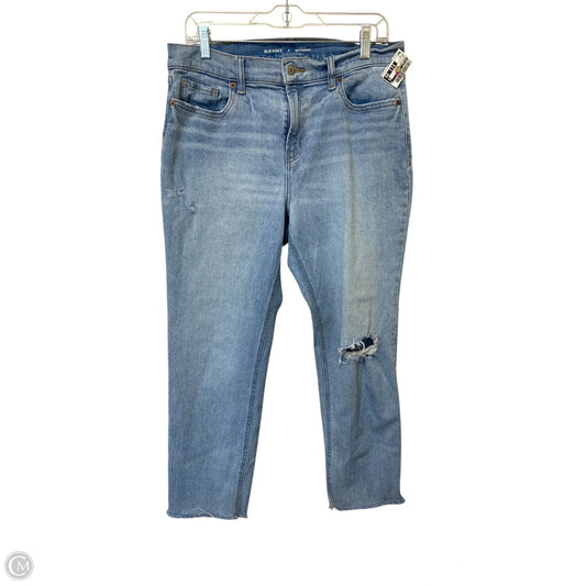Jeans Straight By Old Navy In Blue Denim, Size: 8