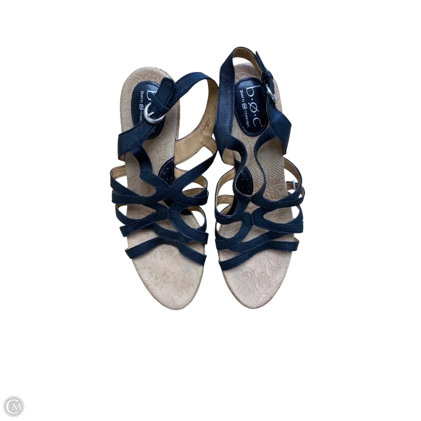 Shoes Heels Wedge By Boc In Black, Size: 11