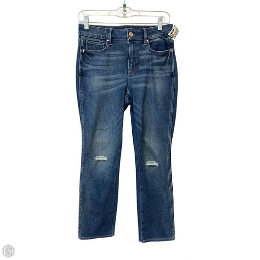 Jeans Straight By White House Black Market In Blue Denim, Size: 2