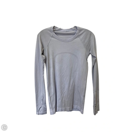 Athletic Top Long Sleeve Crewneck By Lululemon In Purple, Size: M