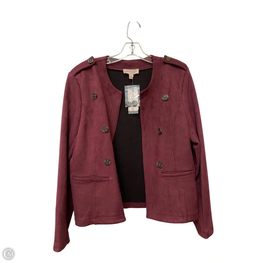 Blazer By Philosophy In Purple, Size: L