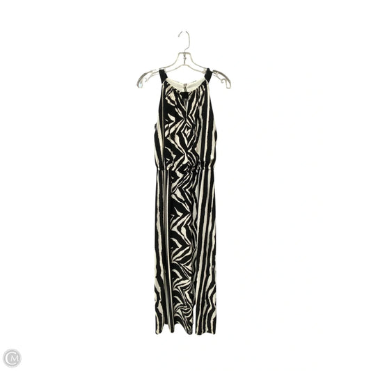 Dress Casual Maxi By Chicos In Black & White, Size: 0