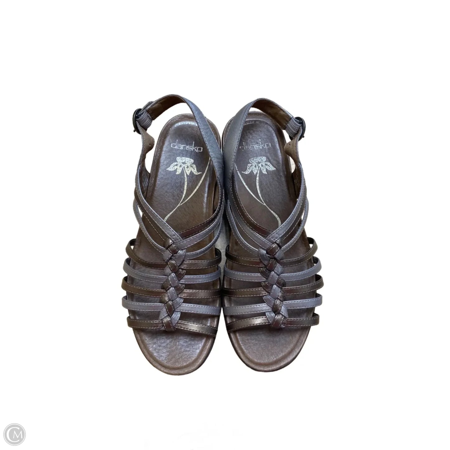 Sandals Heels Wedge By Dansko In Brown, Size: 7