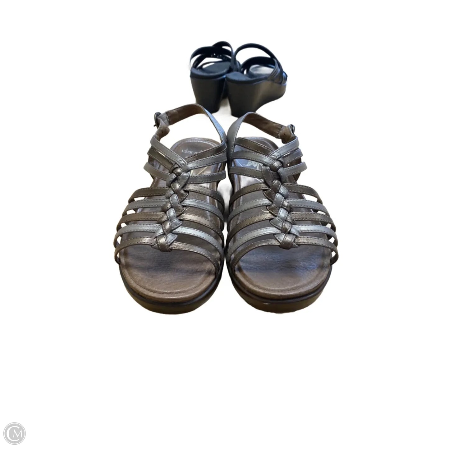 Sandals Heels Wedge By Dansko In Brown, Size: 7