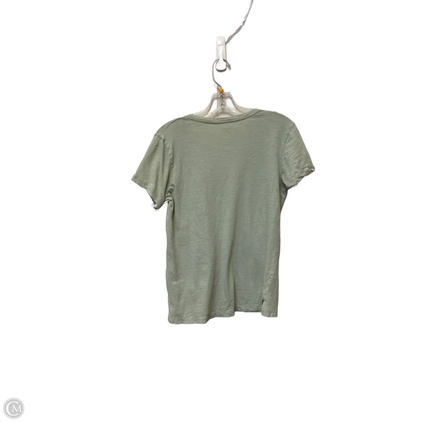 Top Short Sleeve Basic By Madewell In Green, Size: S