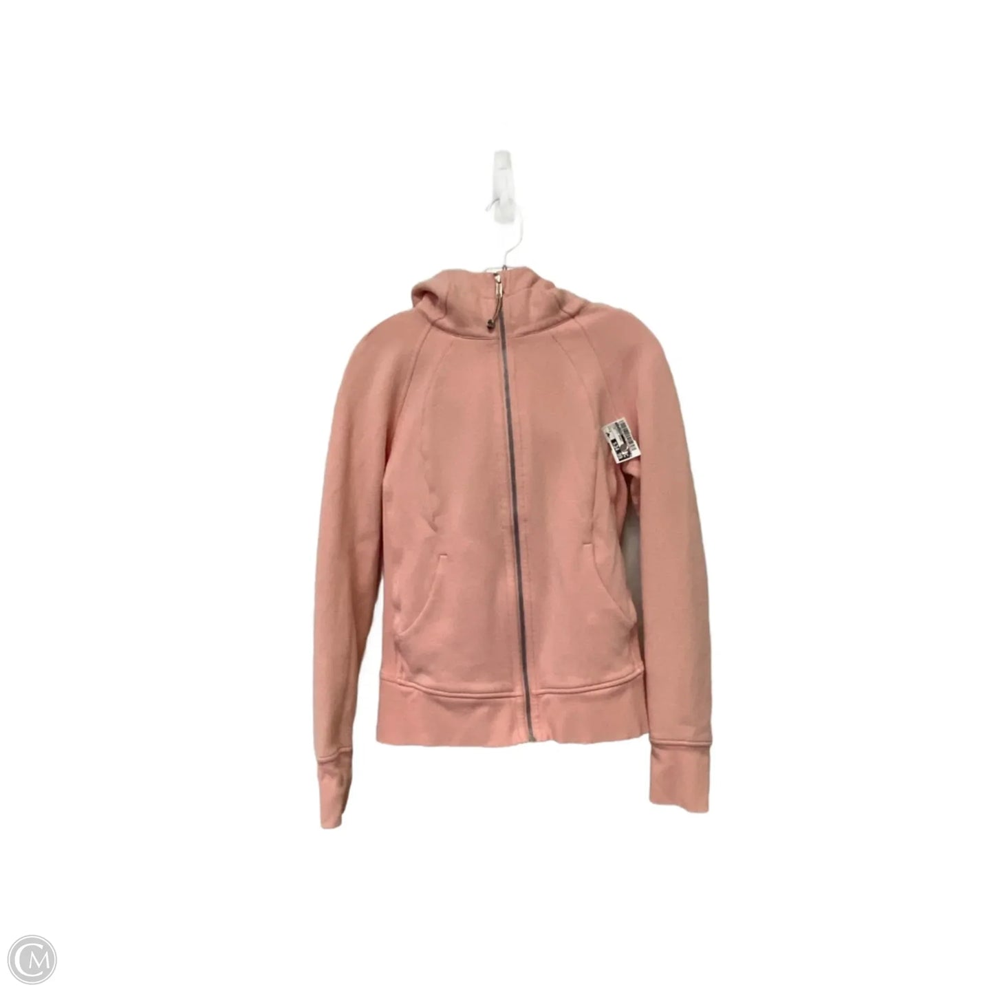 Athletic Jacket By Lululemon In Pink, Size: 6