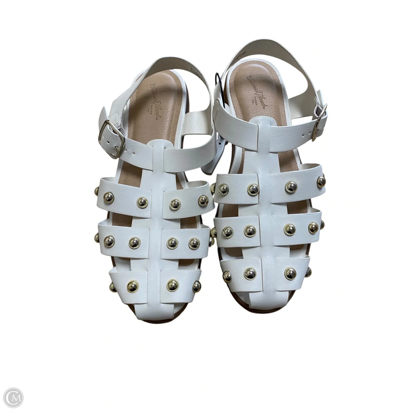 Sandals Flats By Universal Thread In White, Size: 7
