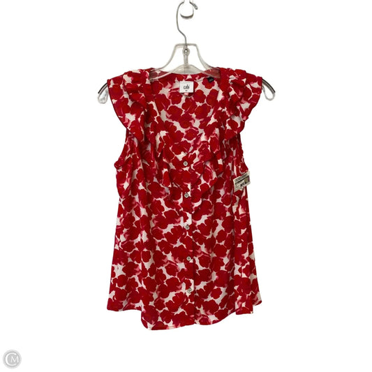 Top Sleeveless By Cabi In Red, Size: Xs