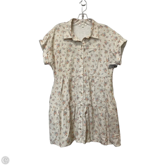 Dress Casual Short By Wishlist In Floral Print, Size: M