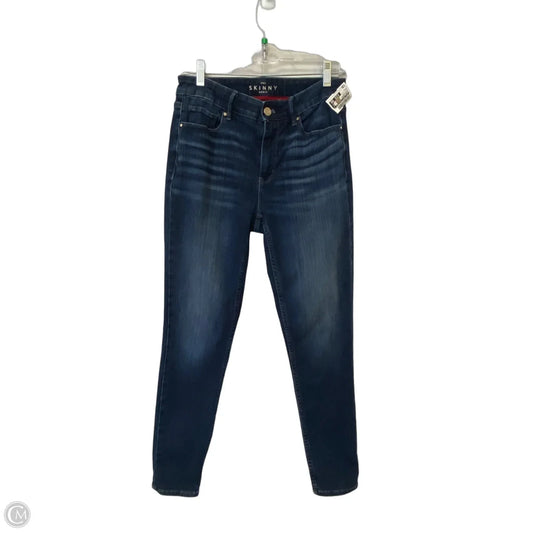 Jeans Skinny By White House Black Market In Blue Denim, Size: 4