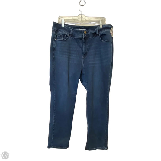 Jeans Straight By Lane Bryant In Blue Denim, Size: 18