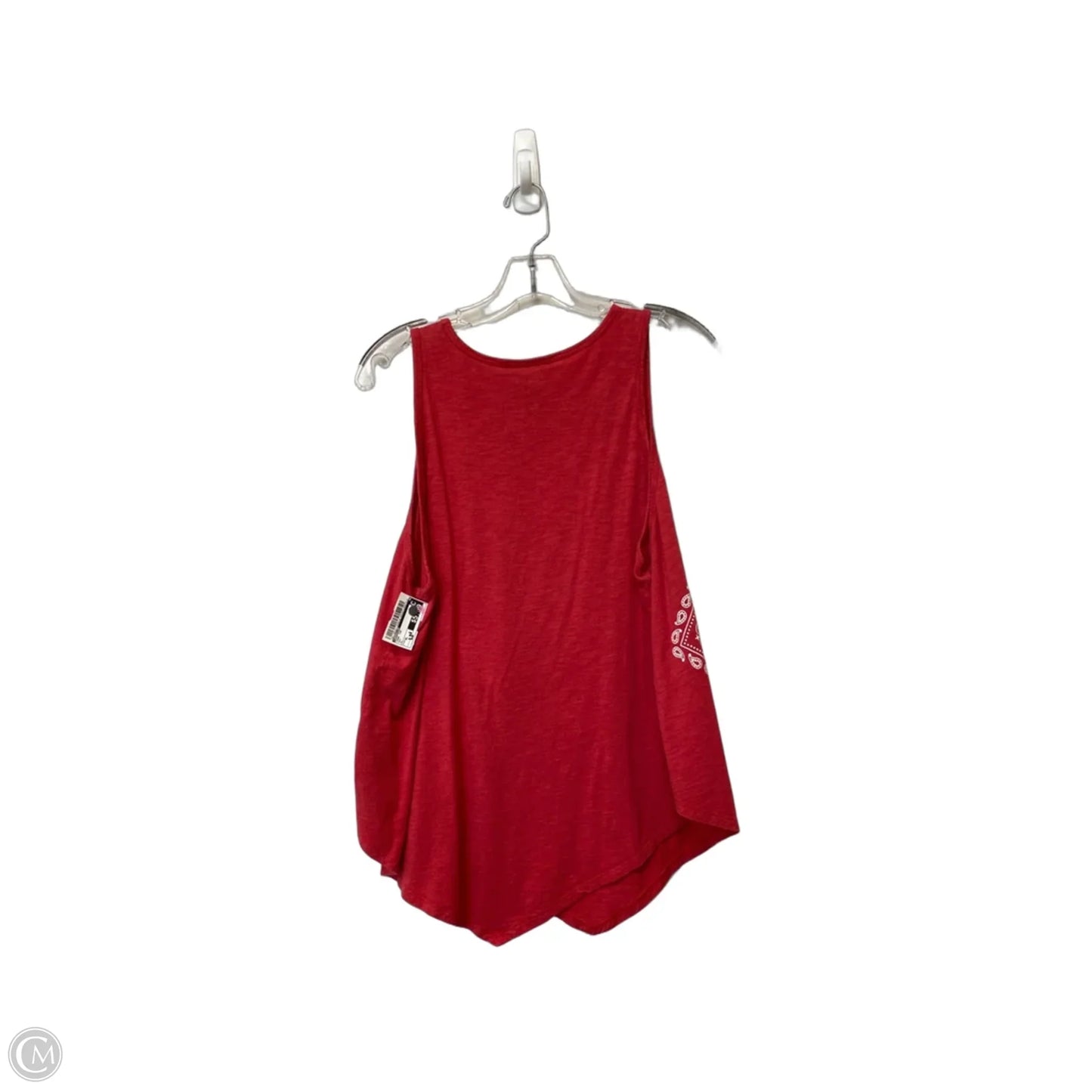 Tank Top By Wrangler In Red, Size: Xl