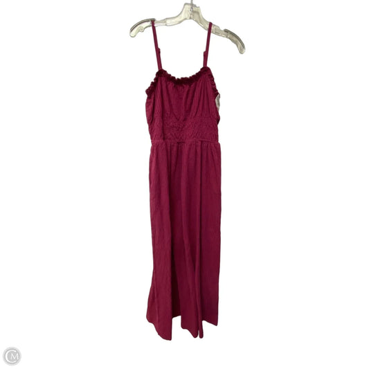 Dress Casual Maxi By Loft In Purple, Size: M