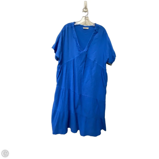 Dress Casual Short By New In In Blue, Size: 1x