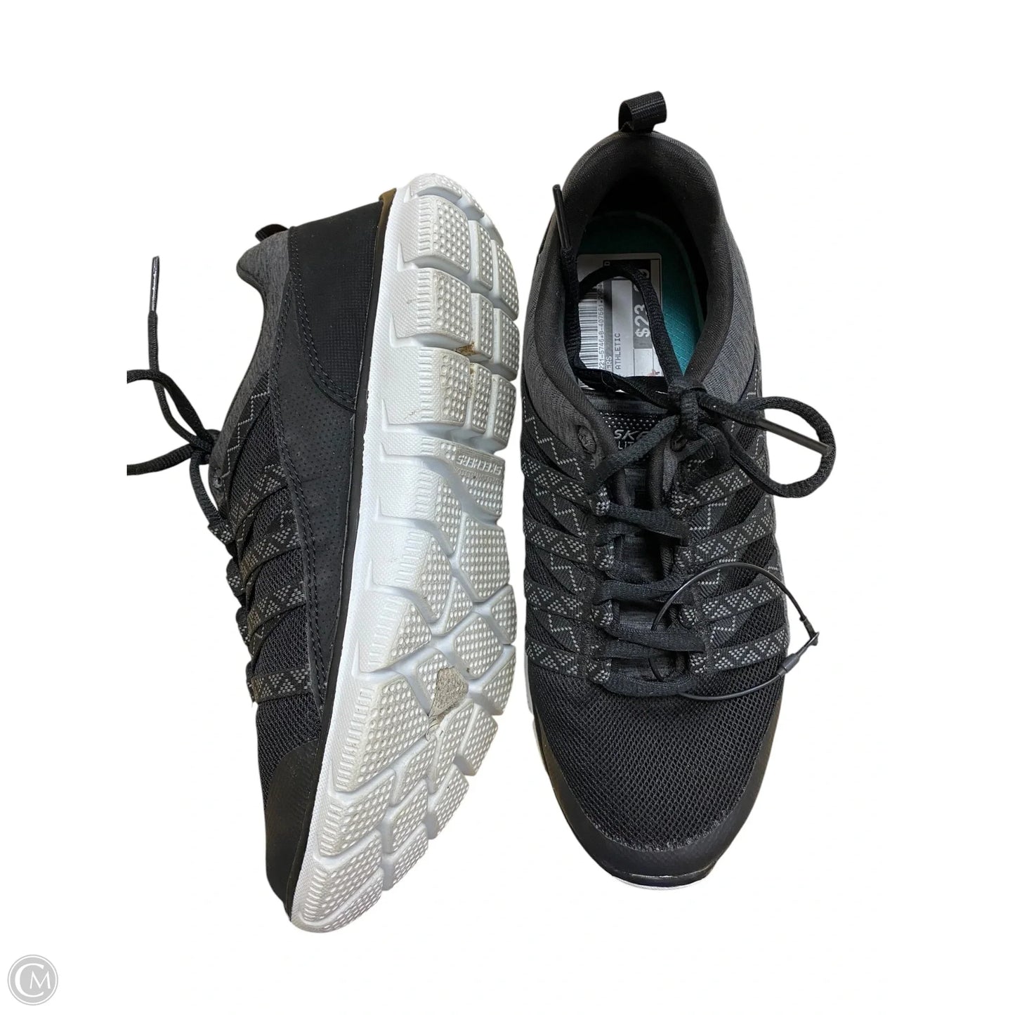 Shoes Athletic By Skechers In Black, Size: 7