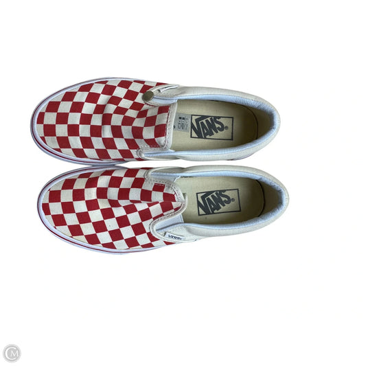 Shoes Flats By Vans In Cream, Size: 6.5