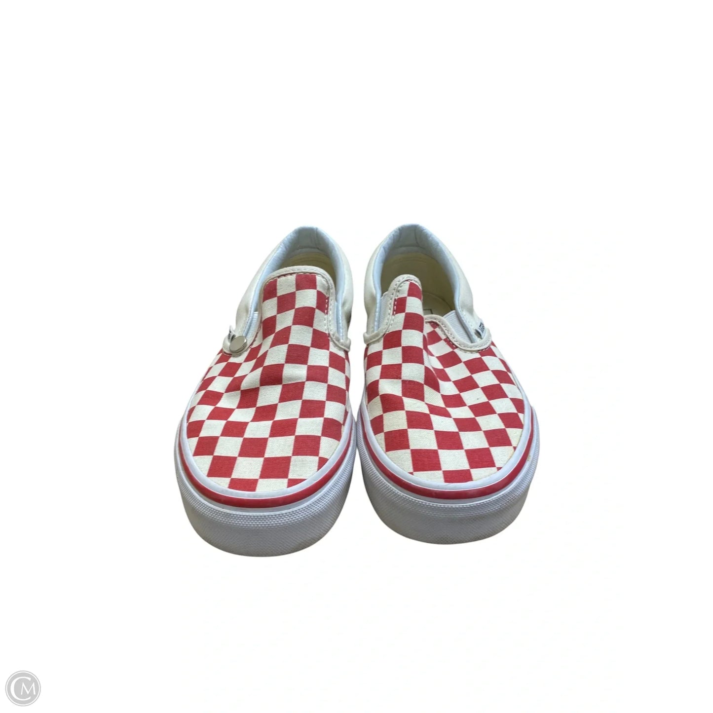 Shoes Flats By Vans In Cream, Size: 6.5