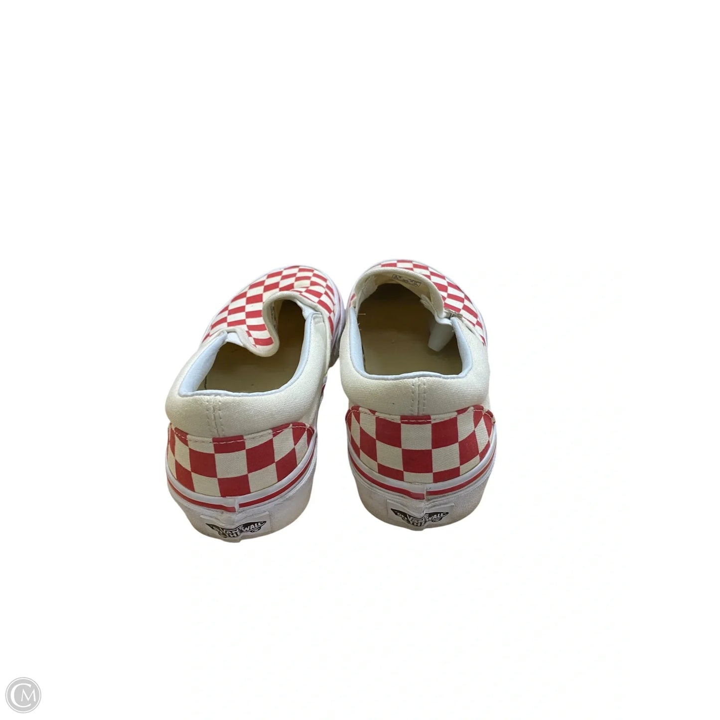 Shoes Flats By Vans In Cream, Size: 6.5
