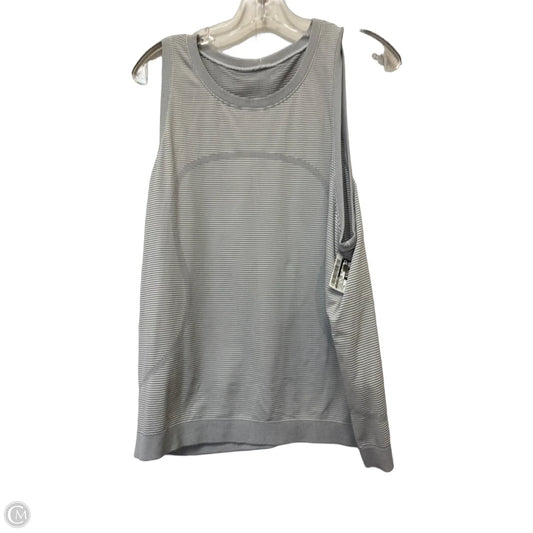 Athletic Tank Top By Lululemon In Striped Pattern, Size: Xl