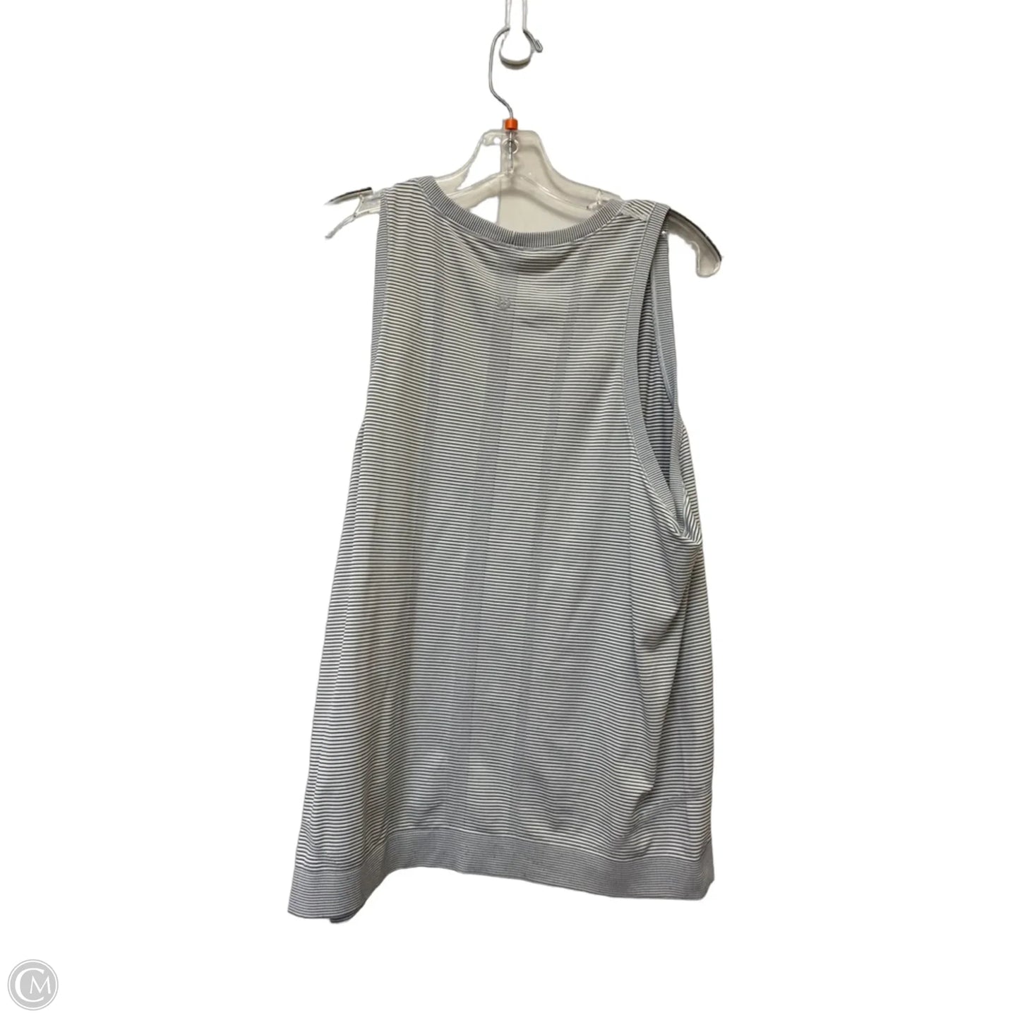 Athletic Tank Top By Lululemon In Striped Pattern, Size: Xl