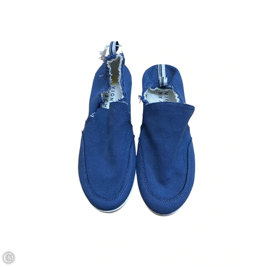 Shoes Flats By Vionic In Blue, Size: 6.5