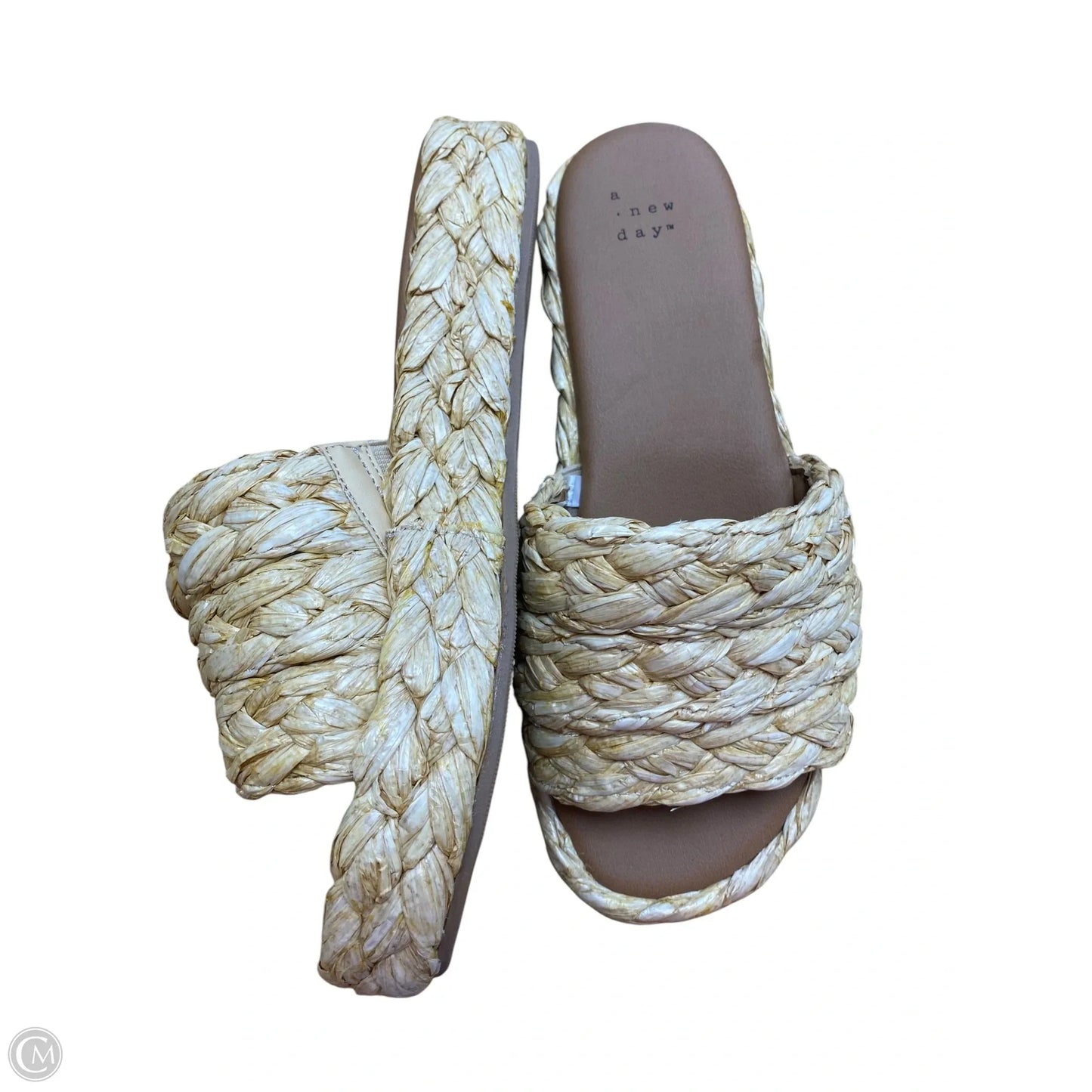 Sandals Flats By A New Day In Tan, Size: 8