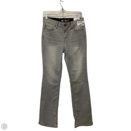 Jeans Boot Cut By White House Black Market In Grey, Size: 4