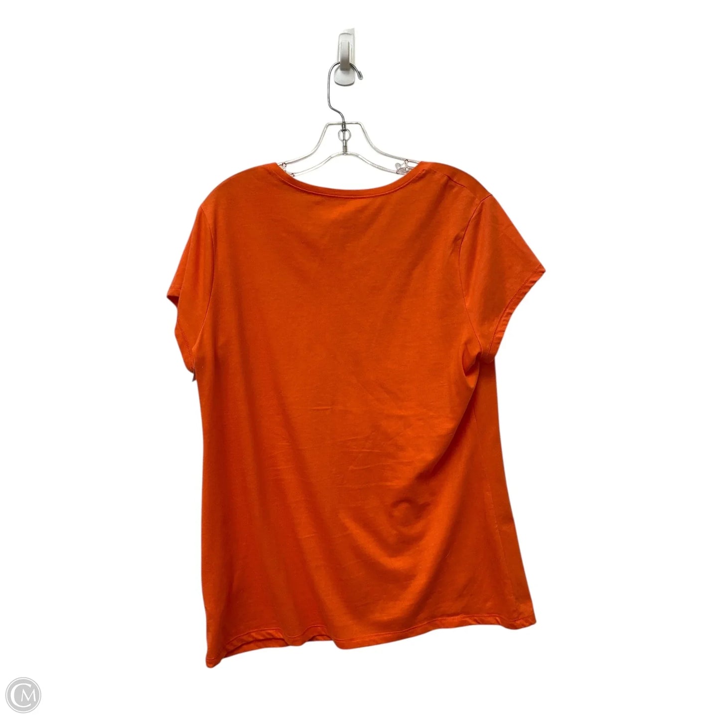 Top Short Sleeve By No Boundaries In Orange, Size: 3x