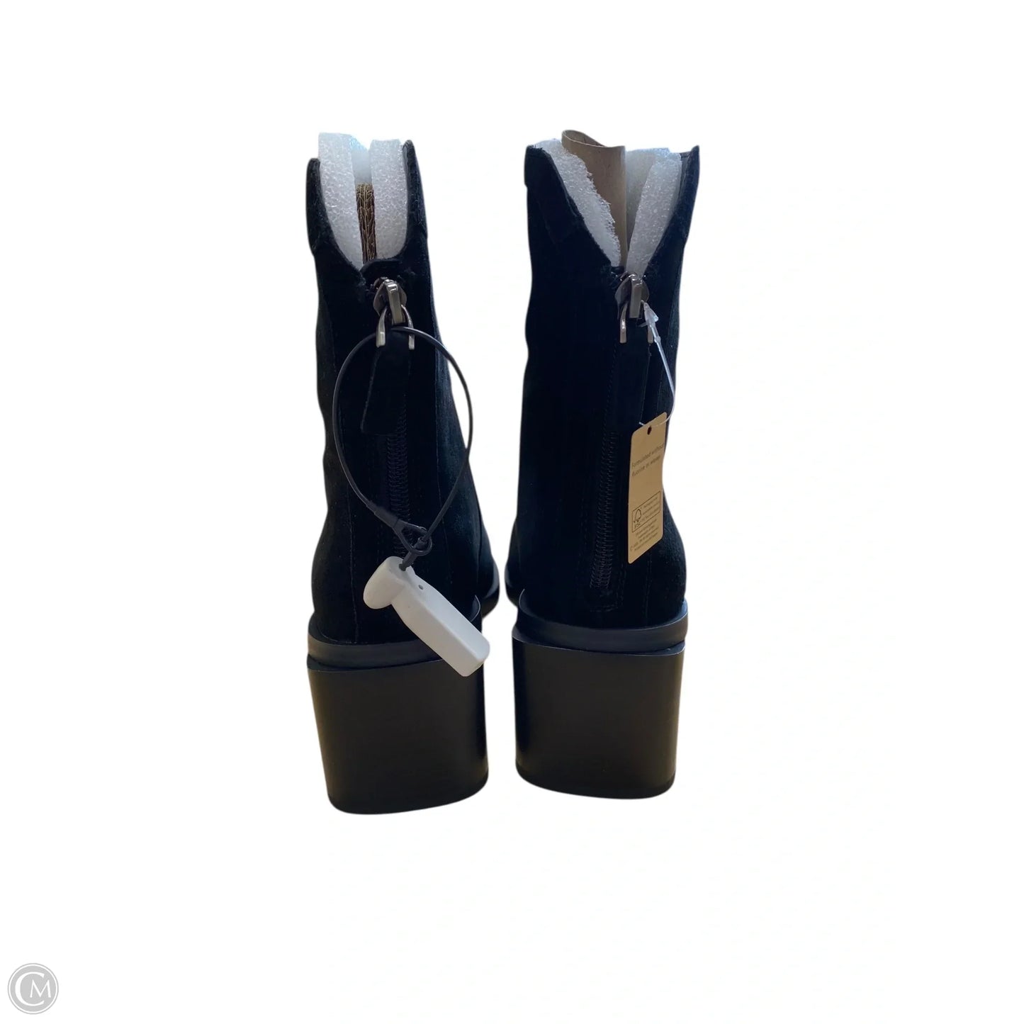 Boots Ankle Heels By Vince Camuto In Black, Size: 6.5