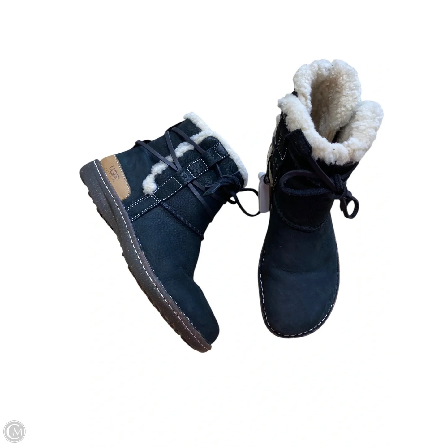 Boots Designer By Ugg In Black, Size: 8