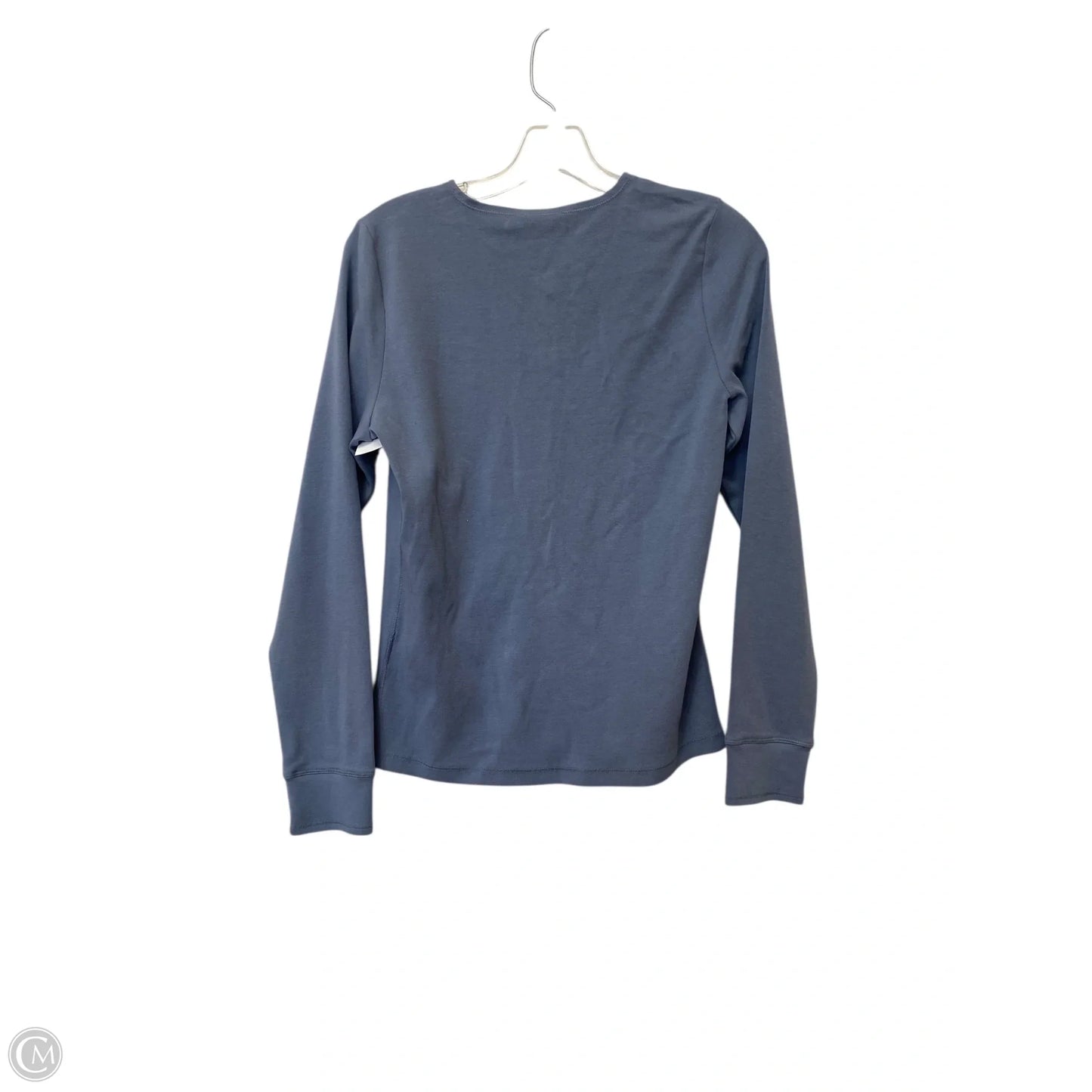 Top Long Sleeve Basic By Madewell In Blue, Size: M