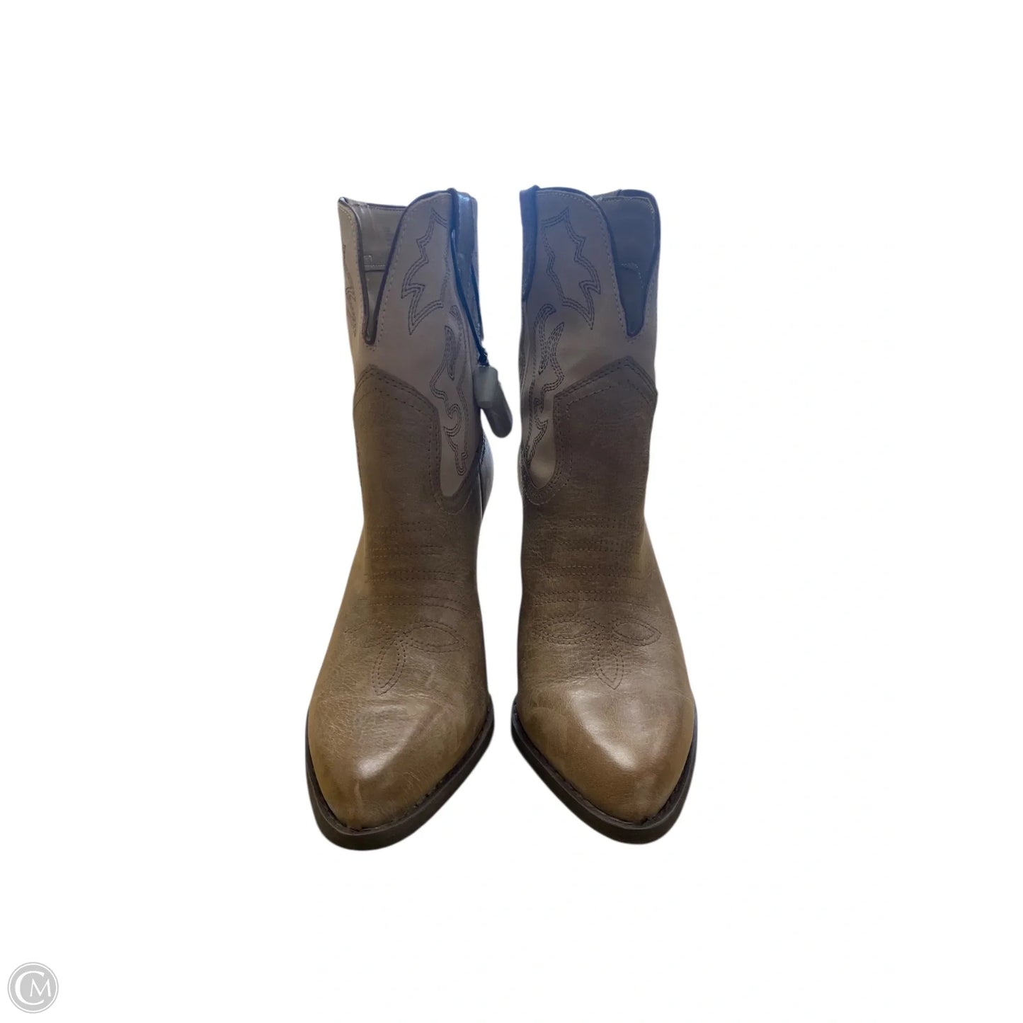 Boots Leather By Gb In Tan, Size: 6.5