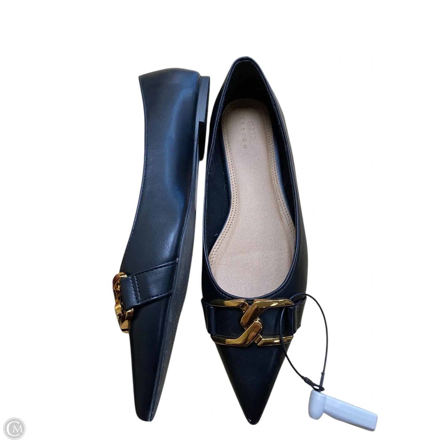 Shoes Flats By Asos In Black, Size: 5